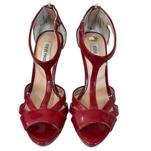 EUC!! Steve Madden Red Women's Heels, Size 6.5